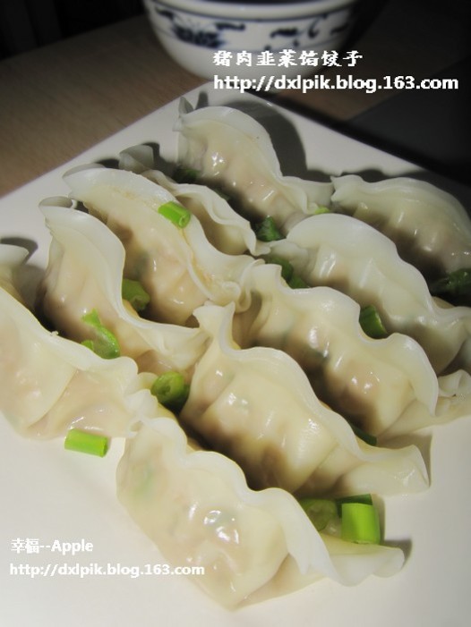 猪肉韭菜馅饺子的做法
