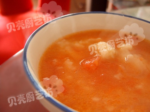 番茄疙瘩汤的做法
