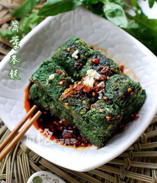荠菜团子的做法