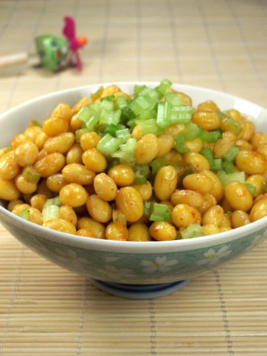 辣腐乳汁烧黄豆的做法