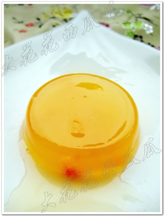 橙汁果冻的做法