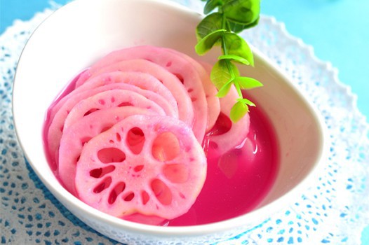 酸甜胭脂藕的做法