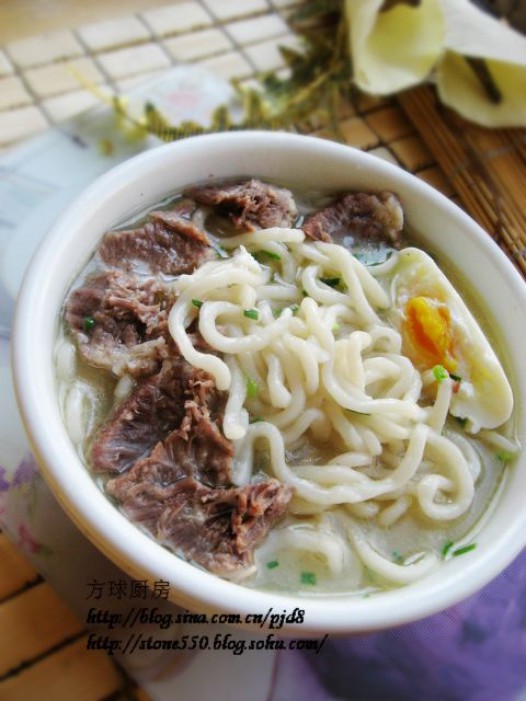 牛肉汤面的做法