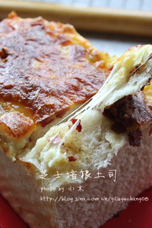 芝士培根土司的做法