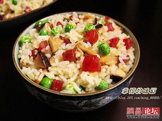 广式腊味蛋炒饭的做法