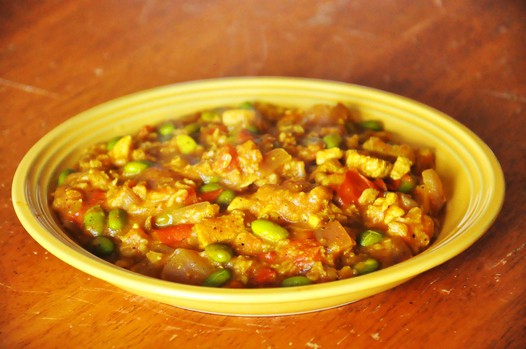 咖喱鸡肉燕麦的做法