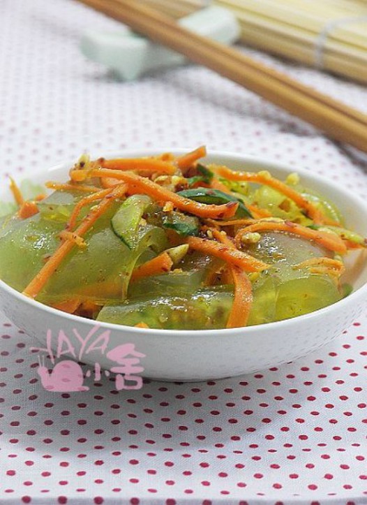 辣拌绿豆粉皮的做法