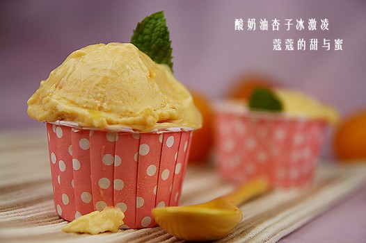 酸奶油杏子冰激凌的做法