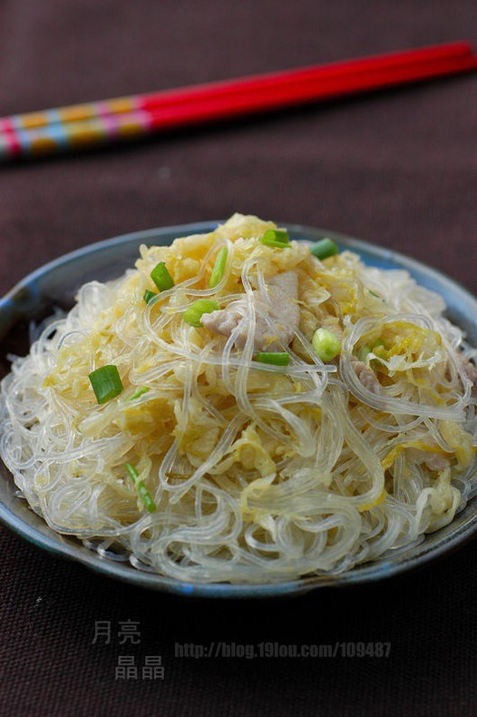 酸菜炒粉丝的做法