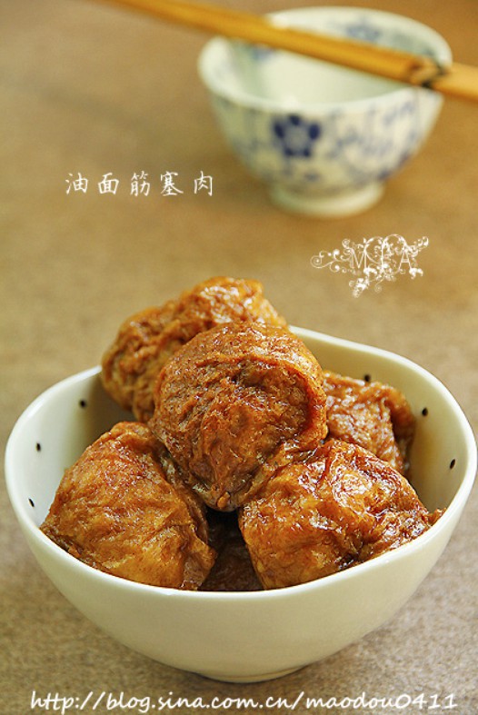 油面筋塞肉的做法
