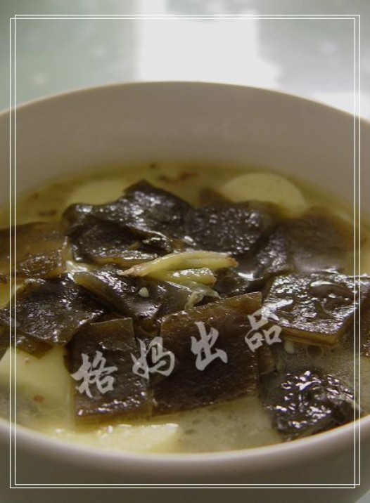 海带炖豆腐的做法
