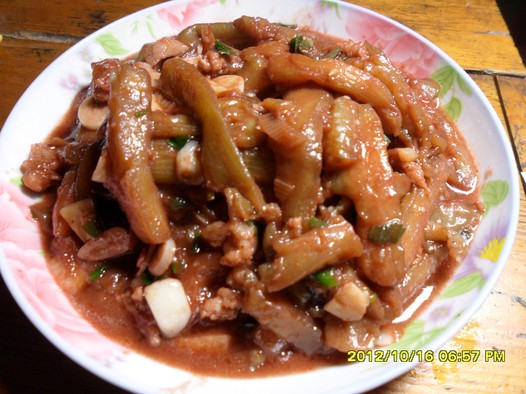 腐乳肉末茄子的做法