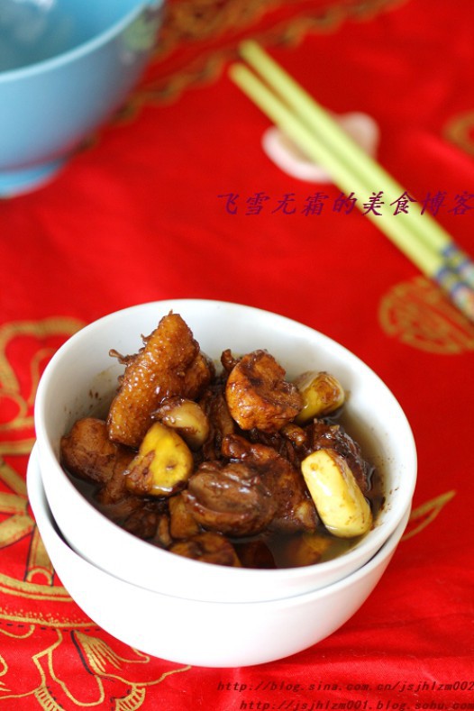 板栗烧鸡的做法