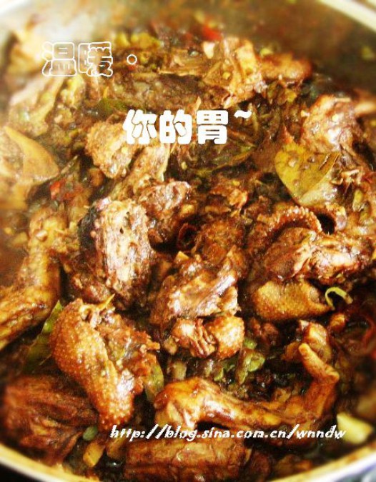 醋血鸭的做法