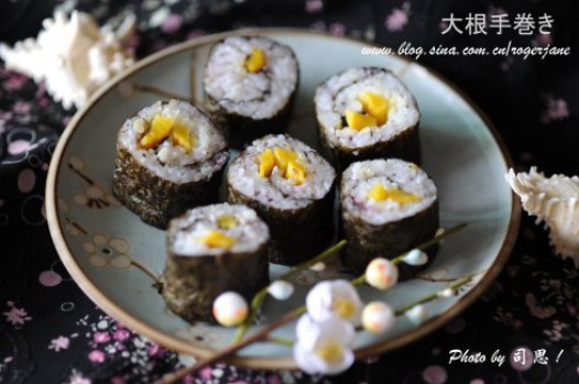 日式萝卜紫菜手卷的做法