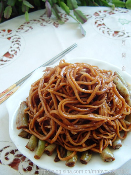 芸豆焖面的做法