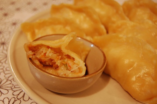 萝卜虾仁蒸饺的做法
