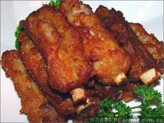秘制蒜香排骨的做法