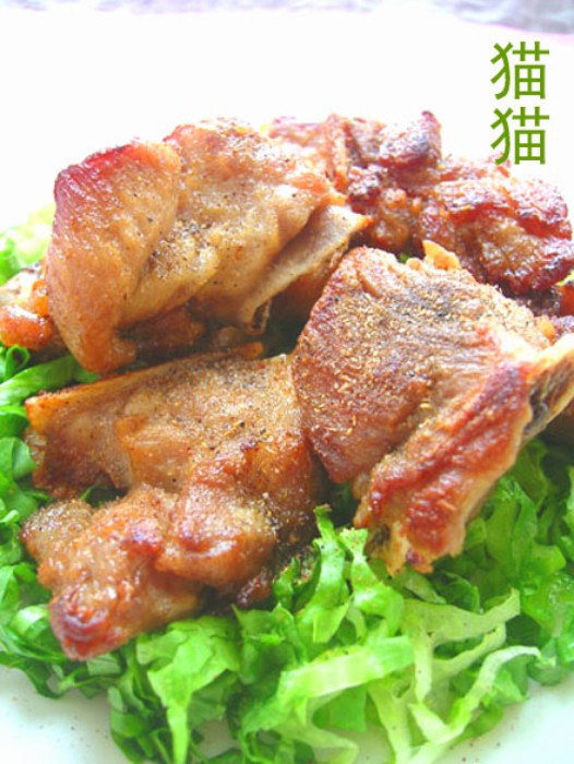 椒盐排骨酥的做法
