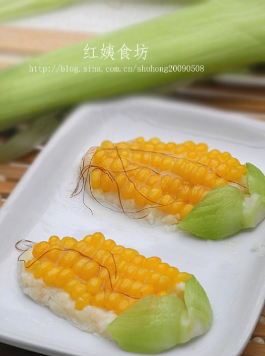 虾仁玉米棒的做法
