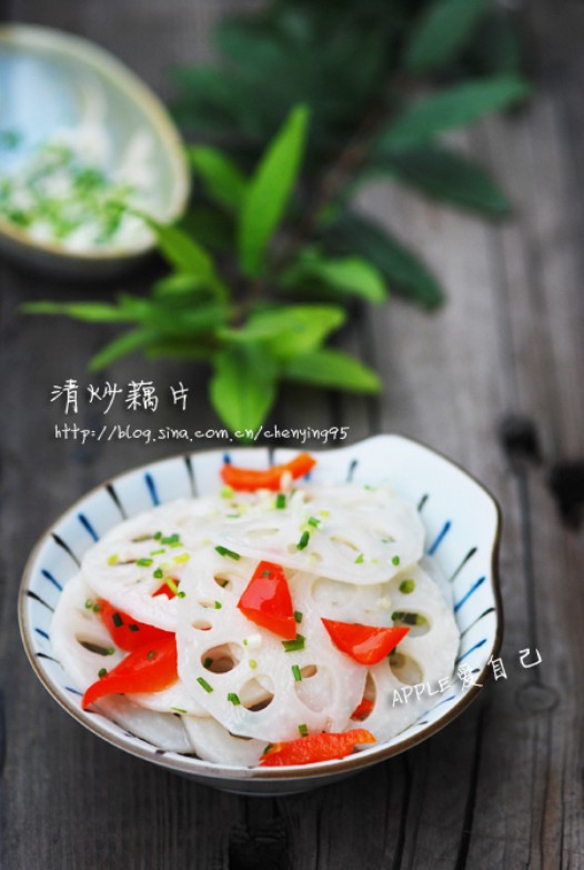 清炒藕片的做法