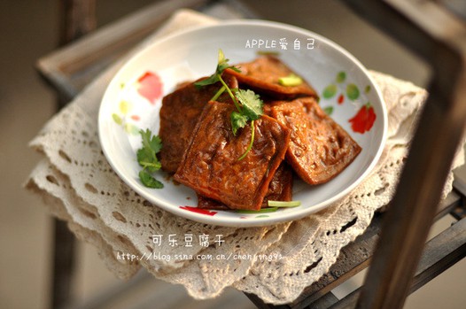 可乐豆腐干的做法