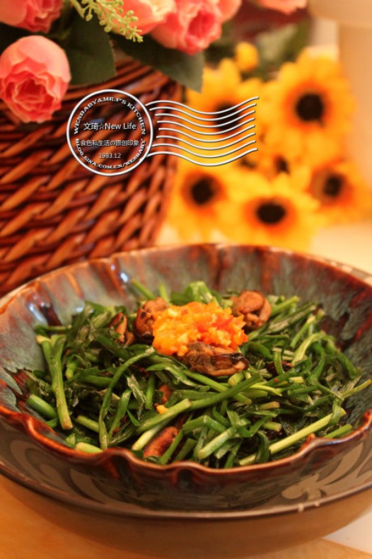 韭菜炒淡菜的做法