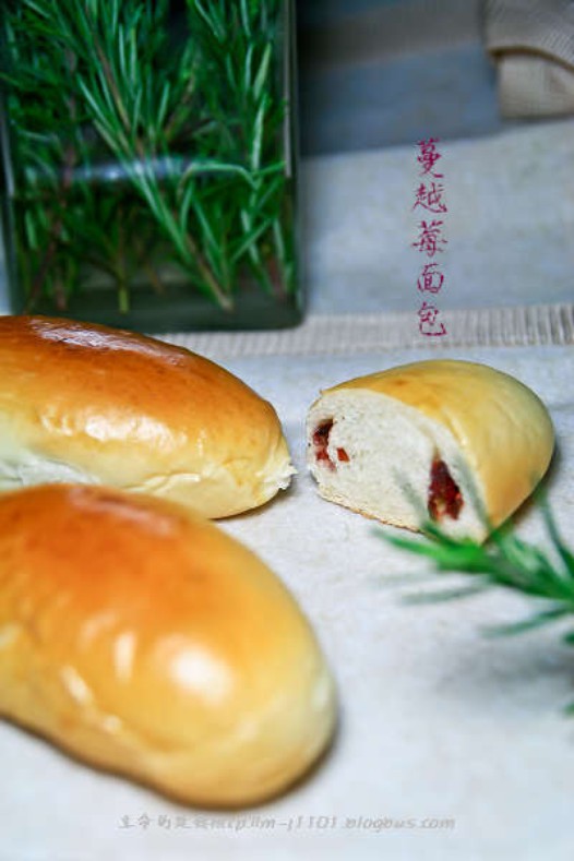 蔓越莓面包的做法