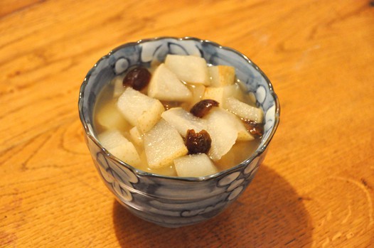 简易版红枣炖梨的做法
