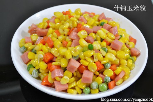 什锦玉米粒的做法