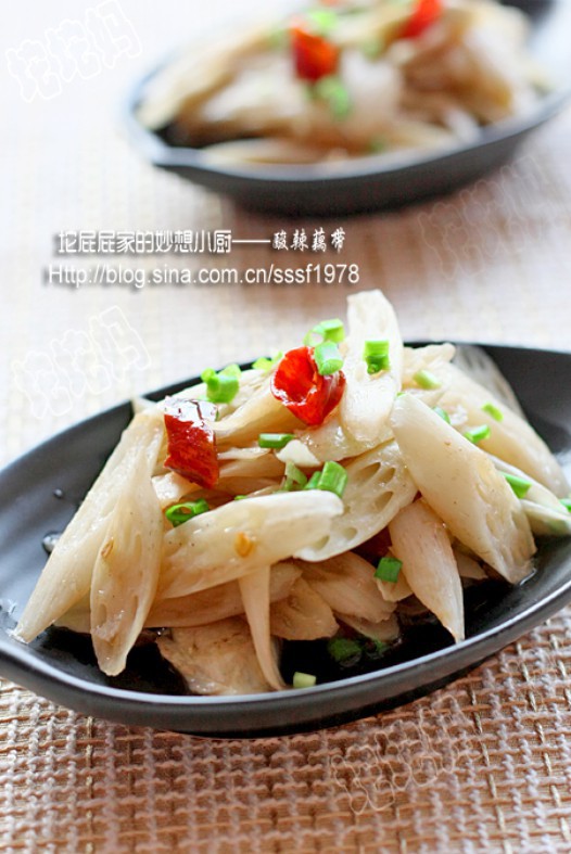 酸辣藕带的做法