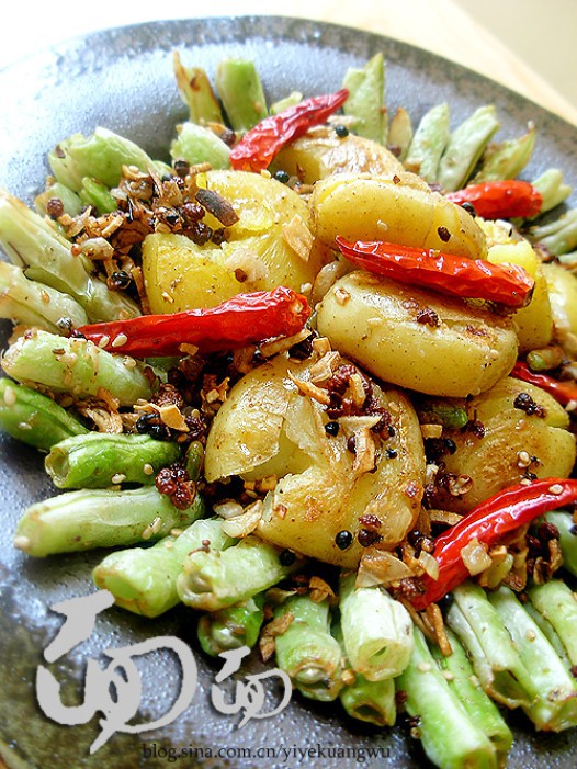 干煸芸豆小土豆的做法