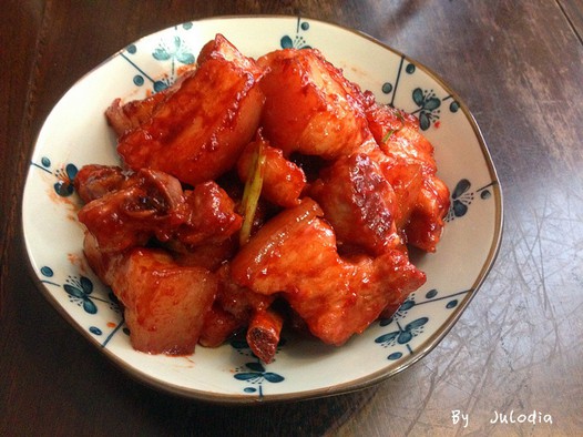 玫瑰腐乳红烧肉的做法