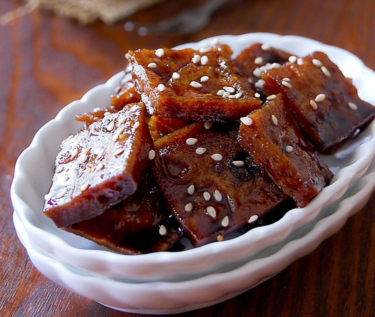 蜜汁豆干的做法