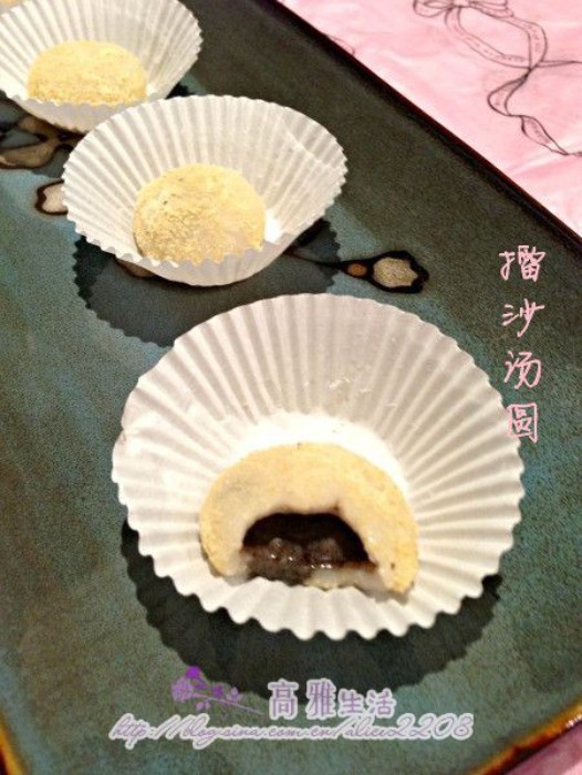 擂沙汤圆的做法