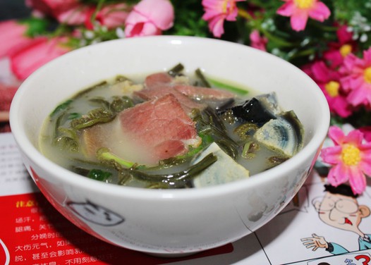 金华火腿上汤野蕨菜的做法