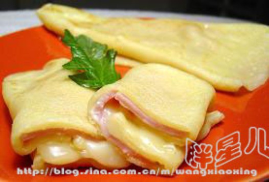 奶酪火腿煎饼的做法