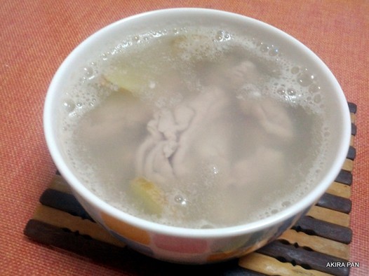 姜片白酒脑花汤的做法