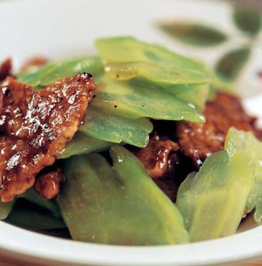 苦瓜豆鼓炒肉片的做法