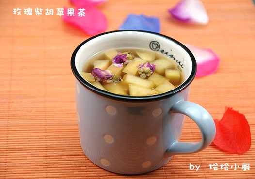 玫瑰柴胡苹果茶的做法