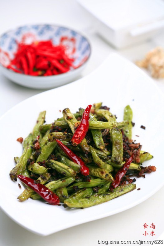 干煸四季豆的做法
