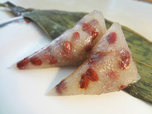 水晶红豆粽的做法