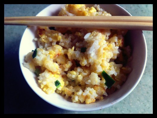 芝士蛋炒饭的做法