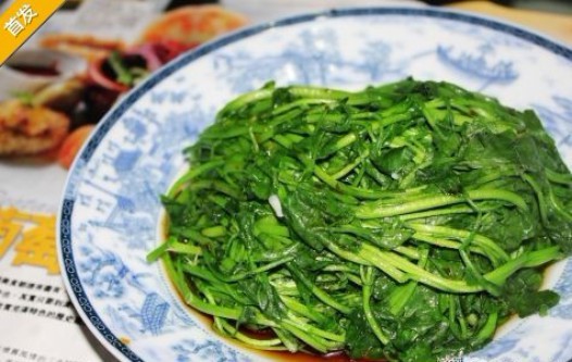 白灼西洋菜的做法