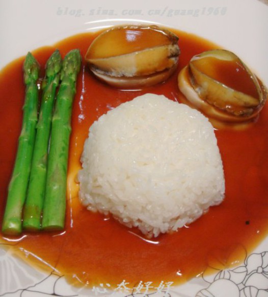 家庭版鲍汁捞饭的做法