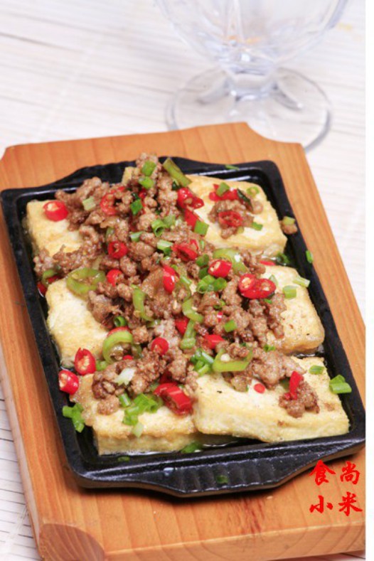 铁板麻婆豆腐的做法