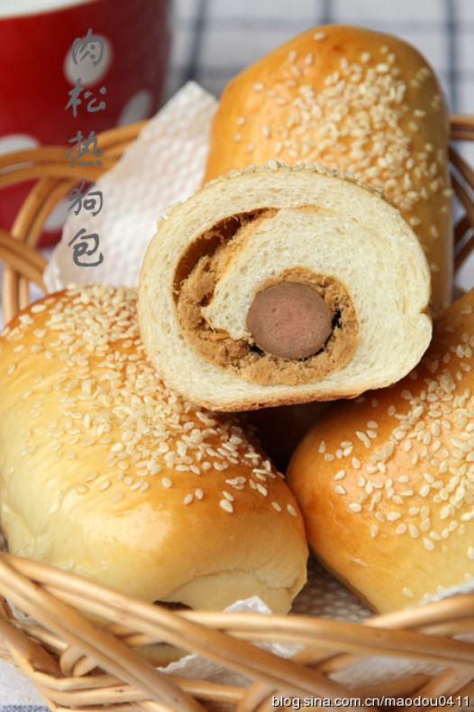 肉松热狗包的做法
