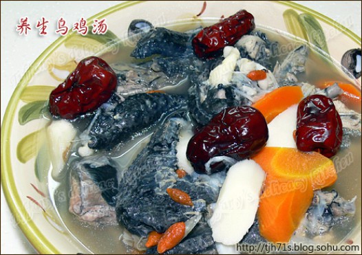 养生乌鸡汤的做法