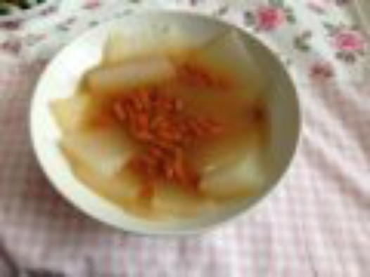 枸杞蒸冬瓜的做法