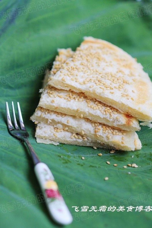 白糖芝麻饼的做法